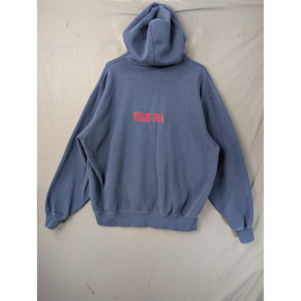 Nike Team USA US Paralympics Hoodie Blue Medium Pullover Sweatshirt - Picture 2 of 8